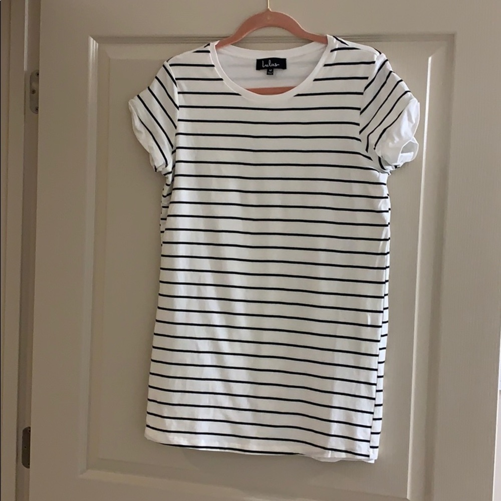 Black and white summer dress